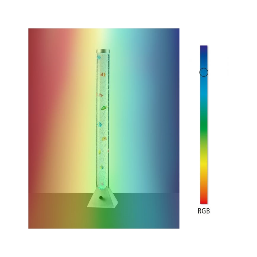 JUST LIGHT. 85106-55 - Candeeiro de pé decorativo LED RGB AVA 12xLED/0,06W/230V