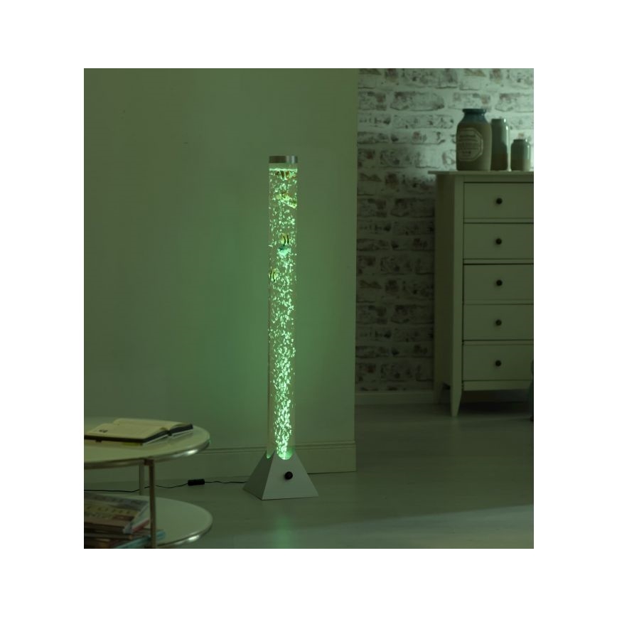 JUST LIGHT. 85106-55 - Candeeiro de pé decorativo LED RGB AVA 12xLED/0,06W/230V