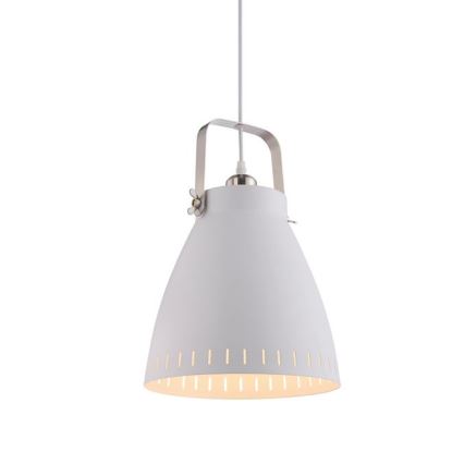 JUST LIGHT. L11160-16 - Candeeiro suspenso EVA 1xE27/60W/230V diâmetro 26,5 cinzento