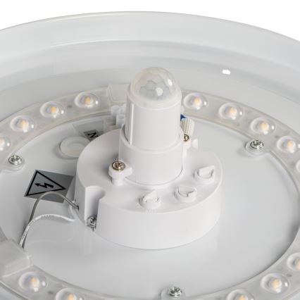 Candeeiro de tecto LED com sensor de movimento e sensor crepuscular FOGLER LED/17W/230V Ø 33 cm