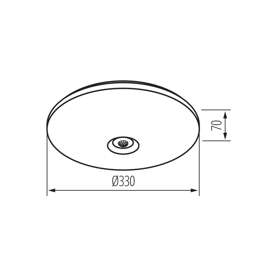 Candeeiro de tecto LED com sensor de movimento e sensor crepuscular FOGLER LED/17W/230V Ø 33 cm