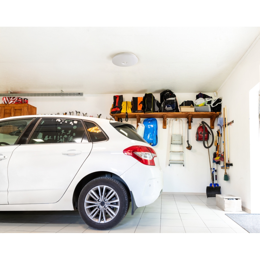 Candeeiro de tecto LED com sensor de movimento e crepuscular FOGLER LED/24W/230V Ø 38 cm