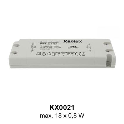 Luminária orientadora LED/0,8W/12V