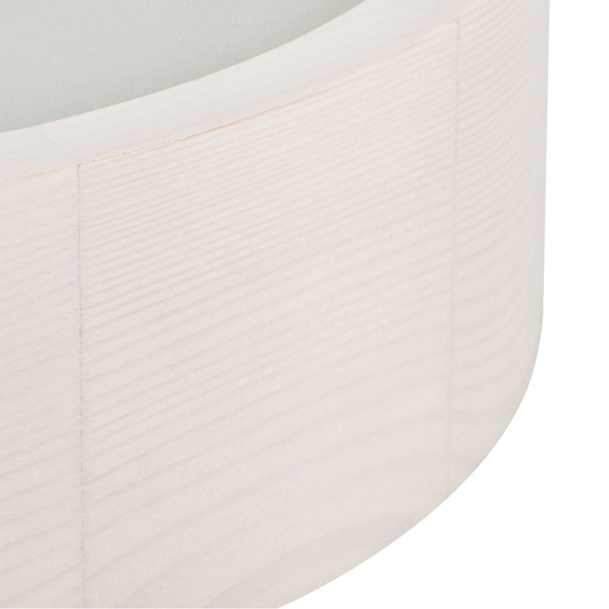 Iluminação de teto JASMIN 1xE27/20W/230V ø 27,5 cm carvalho branco