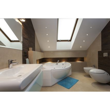 Foco de encastrar exterior LED IMBER LED/1W/12V 3000K diâmetro 3 cm 40 lm IP65 branco