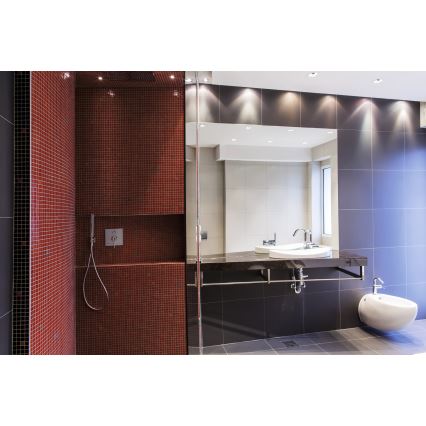 Foco de encastrar exterior LED IMBER LED/1W/12V 4000K diâmetro 3 cm 40 lm IP65 branco