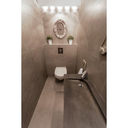 Foco de encastrar exterior LED IMBER LED/1W/12V 6500K diâmetro 3 cm 40 lm IP65 branco