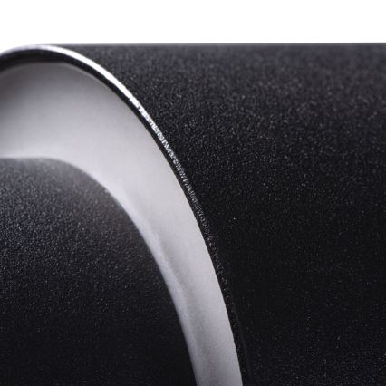 Foco de teto LED SONOR 1xGU10/10W/230V + LED/4W preto