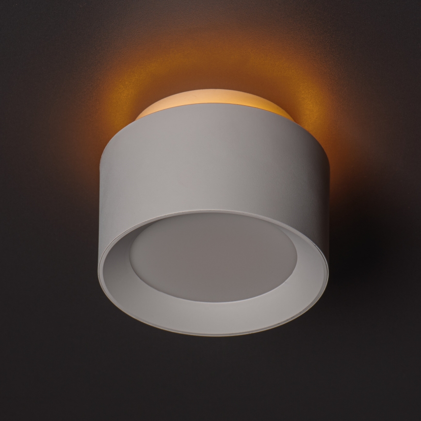 Spot LED SONOR LED/12W/230V 3000/4000/5700K + LED/1,5W 2200K Ø 14 cm branco
