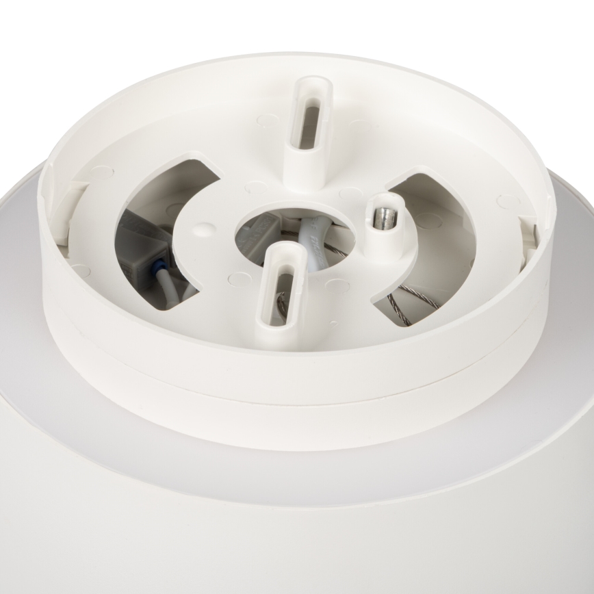 Spot LED SONOR LED/12W/230V 3000/4000/5700K + LED/1,5W 2200K Ø 14 cm branco