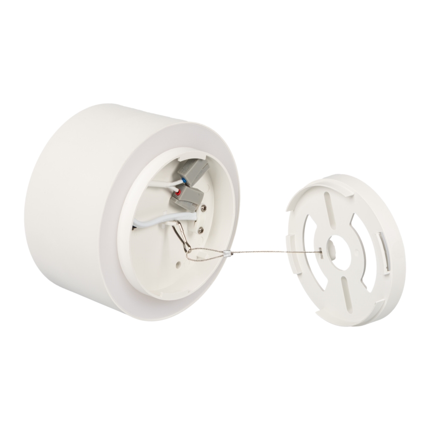Spot LED SONOR LED/12W/230V 3000/4000/5700K + LED/1,5W 2200K Ø 14 cm branco