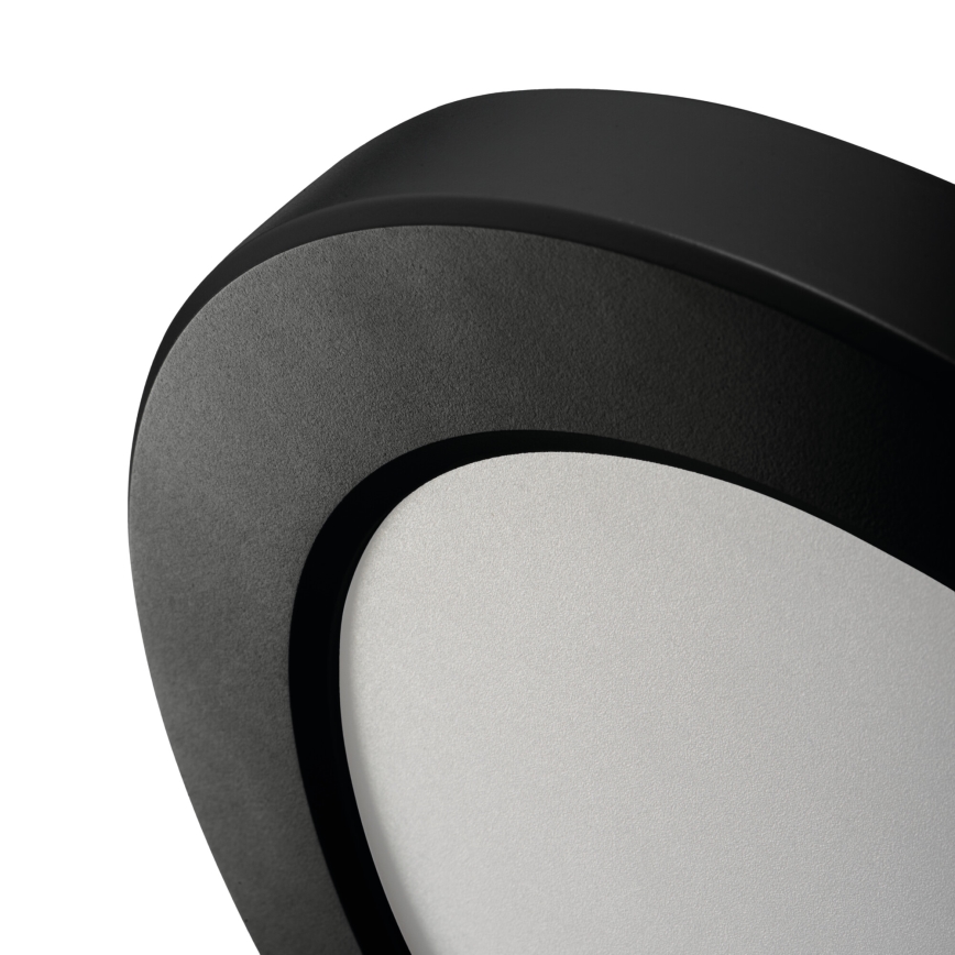 Luminária de teto/painel LED com sensor de movimento 2 em 1 ERGA LED/17W/230V 3000/4000/6500K preta