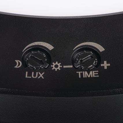 Luminária de teto/painel LED com sensor de movimento 2 em 1 ERGA LED/17W/230V 3000/4000/6500K preta