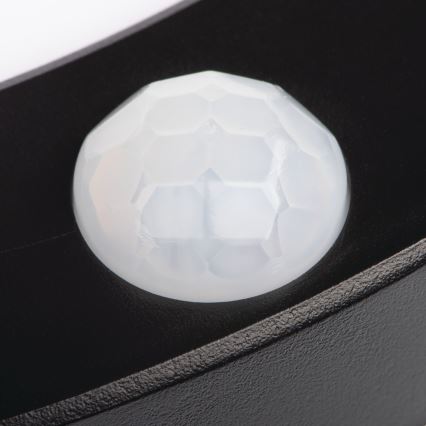 Luminária de teto/painel LED com sensor de movimento 2 em 1 ERGA LED/17W/230V 3000/4000/6500K preta