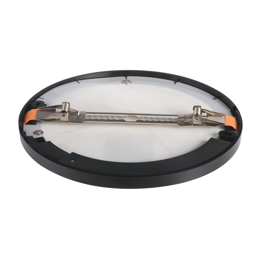 Luminária de teto/painel LED com sensor de movimento 2 em 1 ERGA LED/17W/230V 3000/4000/6500K preta