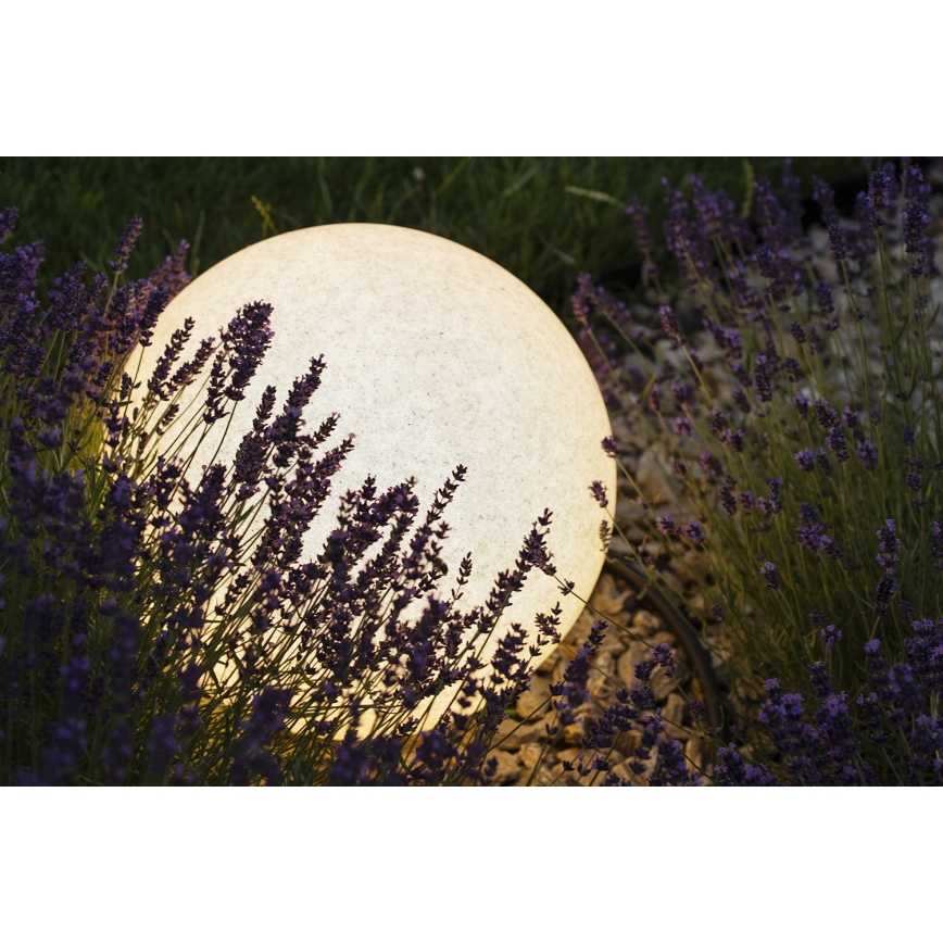 Luminária exterior STONO 1xE27/25W/230V diâmetro 30 cm IP65