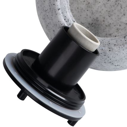 Candeeiro de exterior STONO 1xE27/15W/230V Ø 20 cm IP65