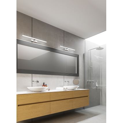 Iluminação LED para espelho de casa de banho ASTEN LED/12W/230V IP44 cromo brilhante