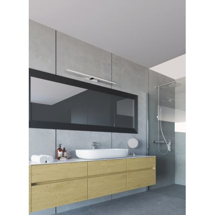 Iluminação LED para espelho de banheiro ASTEN LED/15W/230V IP44 cromo brilhante