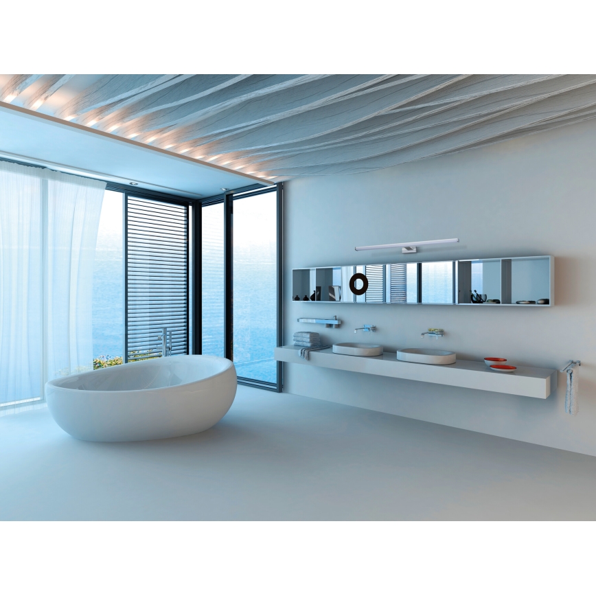 Iluminação LED para espelho de banheiro ASTEN LED/15W/230V IP44 cromo brilhante