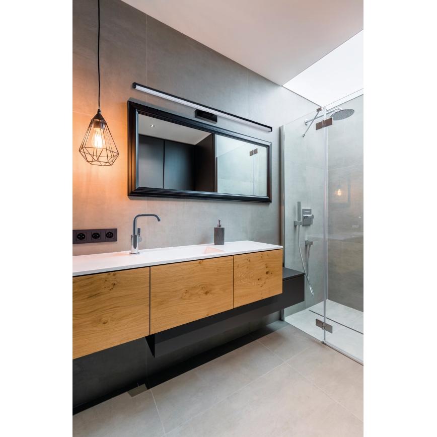 Iluminação LED para espelho de banheiro ASTEN LED/15W/230V IP44 preto