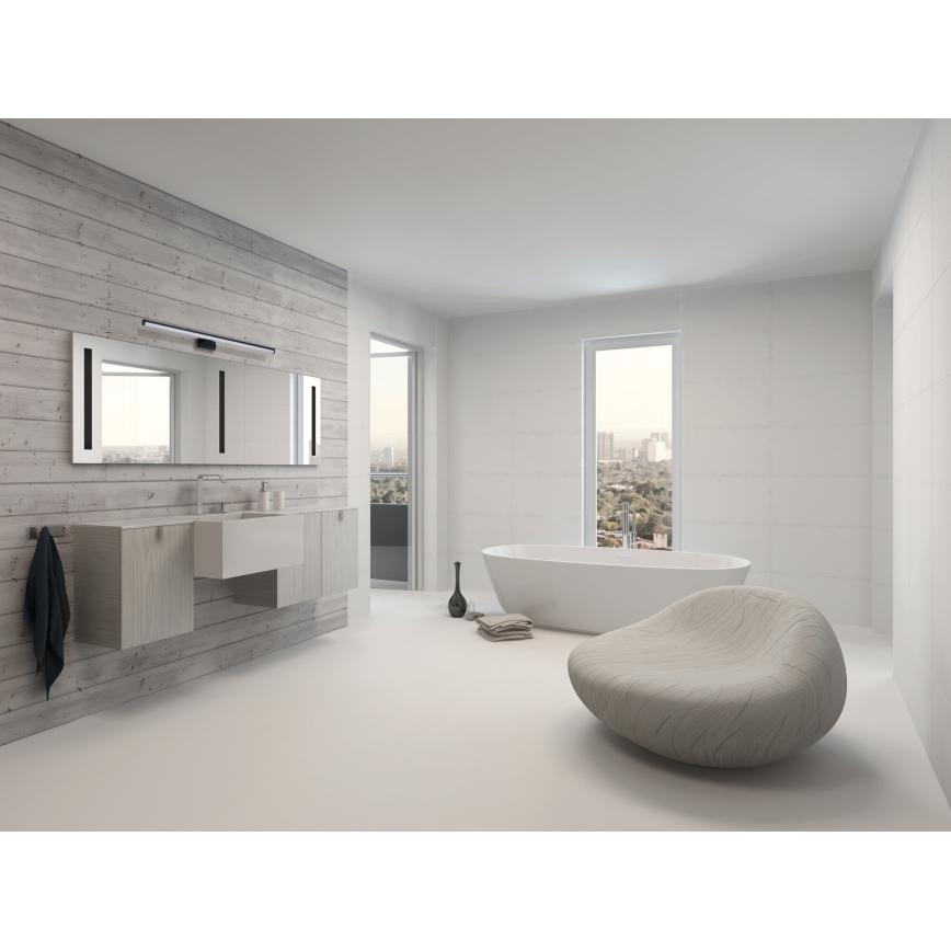 Iluminação LED para espelho de banheiro ASTEN LED/15W/230V IP44 preto