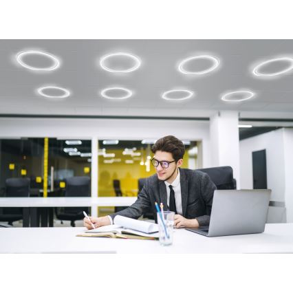 Moldura de teto embutido LED AVAR LED/40W/230V 4000K diâmetro 59 cm