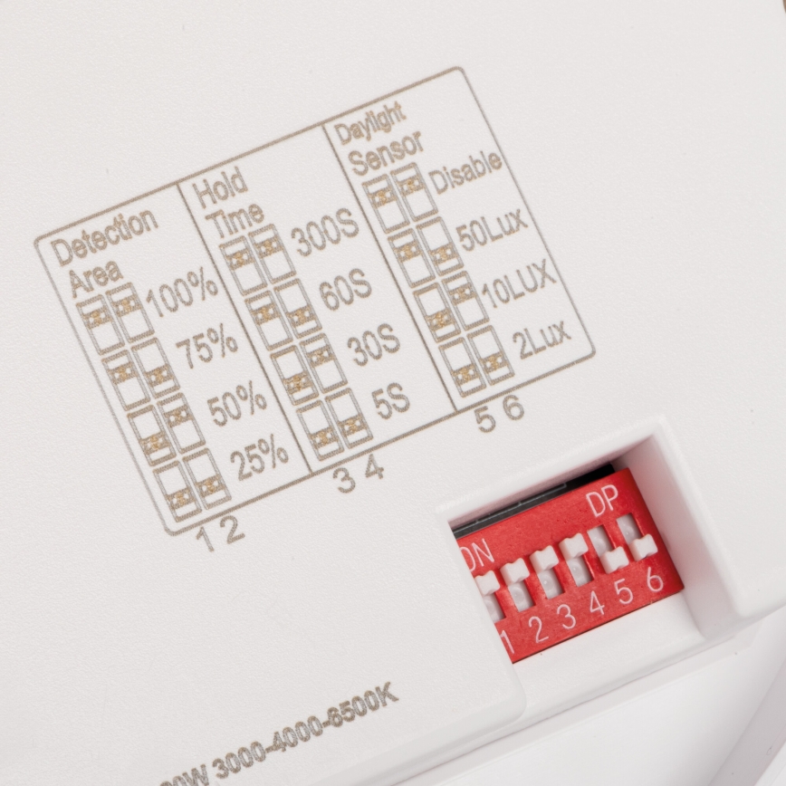 Plafon LED VARSO com sensor de movimento e sensor de crepúsculo LED/22/30W/230V 3000/4000/6500K Ø 33 cm IP54