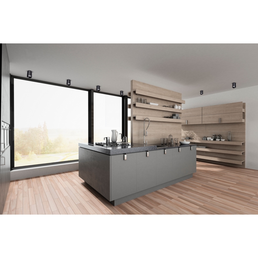 Iluminação de teto RITI 1xGU10/25W/230V preta