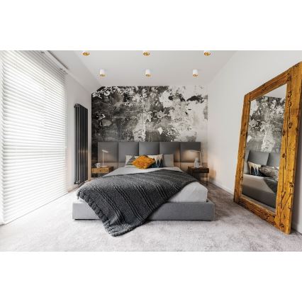 Foco RITI 1xGU10/10W/230V branco/dourada