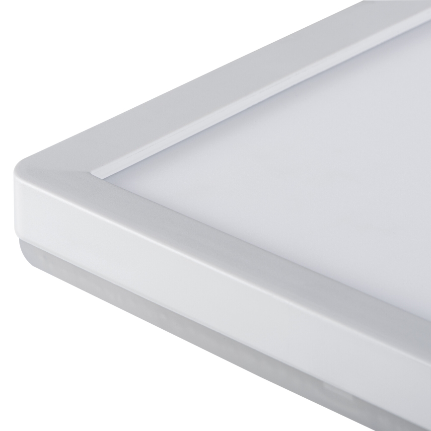 Plafon LED AZPO LED/17,5W/230V 3000/4000/6000K 30x30 cm IP54 branco