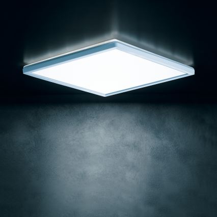 Plafon LED AZPO LED/22W/230V 3000/4000/6000K 42x42 cm IP54 branco