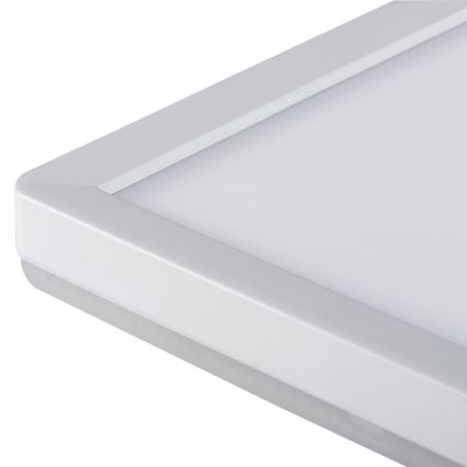 Plafon LED AZPO LED/22W/230V 3000/4000/6000K 42x42 cm IP54 branco