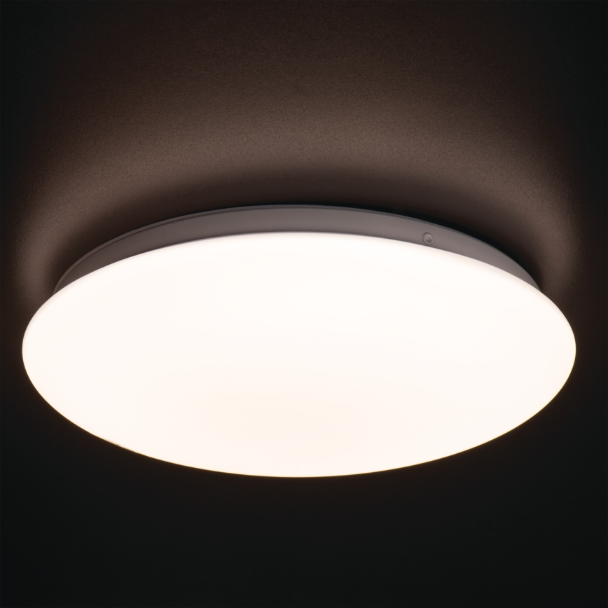 Candeeiro de tecto para casa de banho com sensor de movimento e de crepúsculo CORSO LED/18W/230V 3000/4000/6500K diâmetro 33 cm IP44