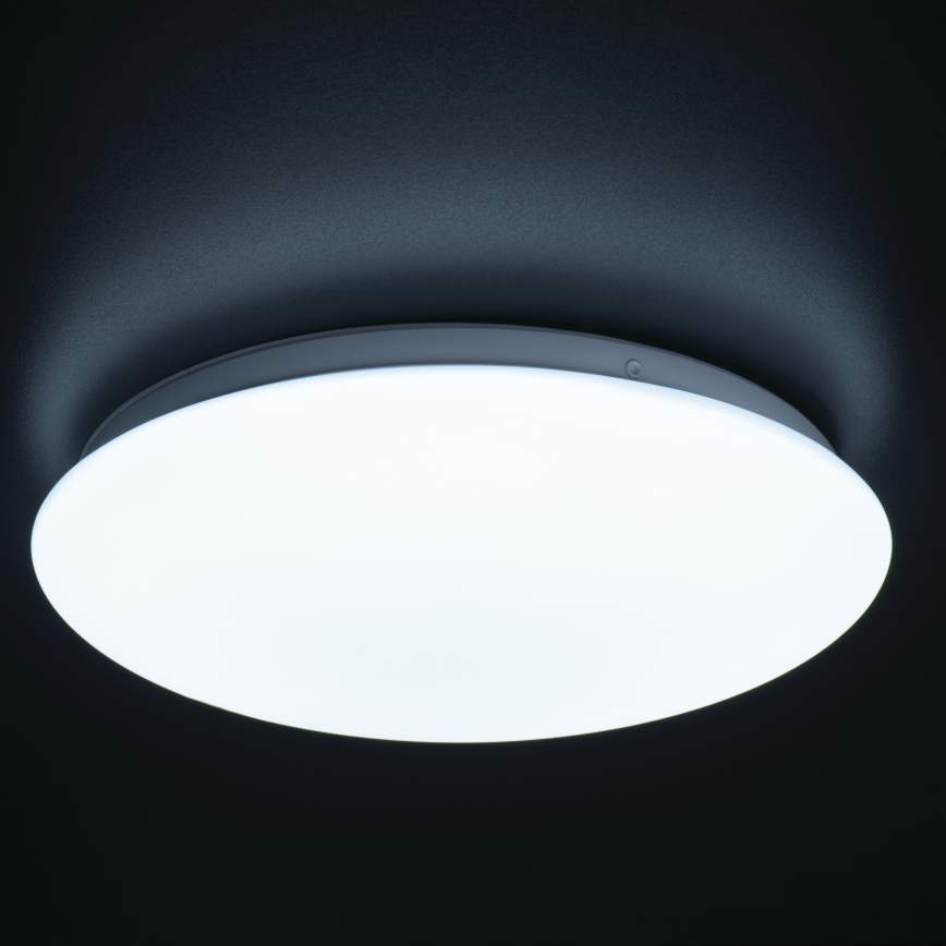 Luminária de teto LED para casa de banho com sensor de movimento e de crepúsculo CORSO LED/24W/230V 3000/4000/6500K diâmetro 38 cm IP44