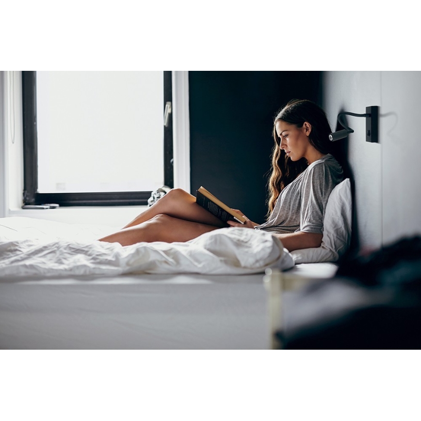 Lâmpada Flexível LED TONIL LED/2,7W/230V preta