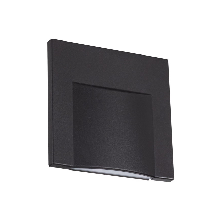 Luminária LED para escadas ERINUS LED/0,8W/12V 4000K preta