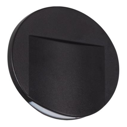 Luminária de escada LED ERINUS LED/0,8W/12V 3000K preta