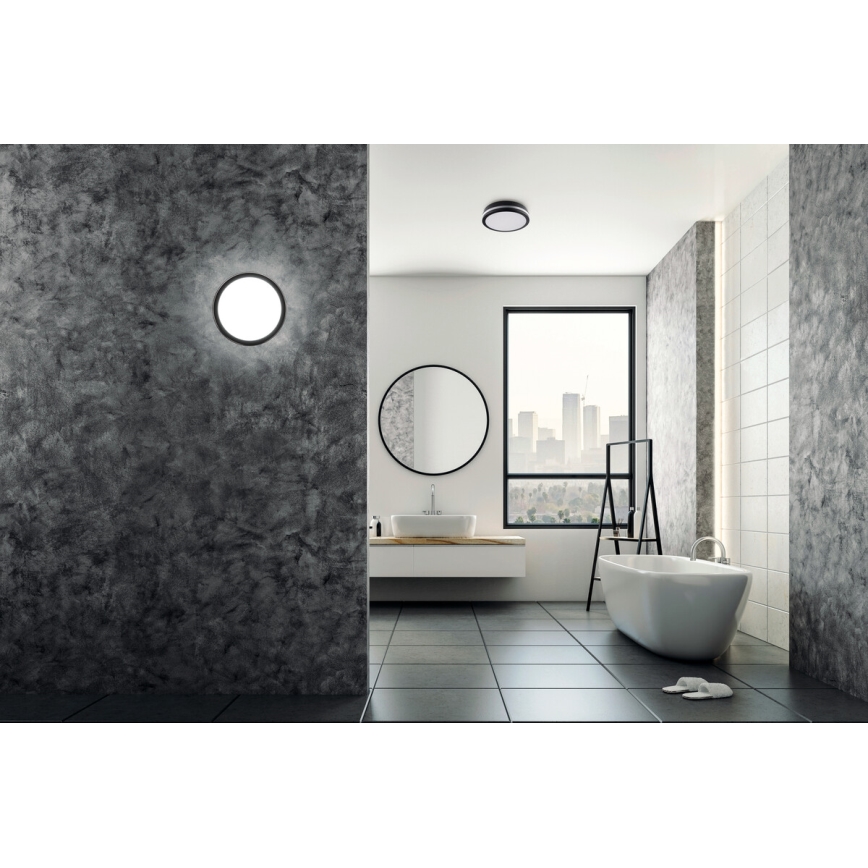 Iluminação de teto exterior LED BENO LED/24W/230V 4000K Antracite IP54