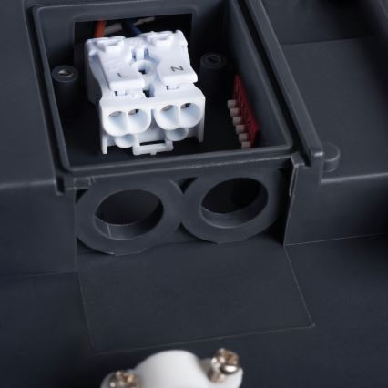 Iluminação exterior LED com sensor BENO LED/24W/230V 4000K IP54 Antracite