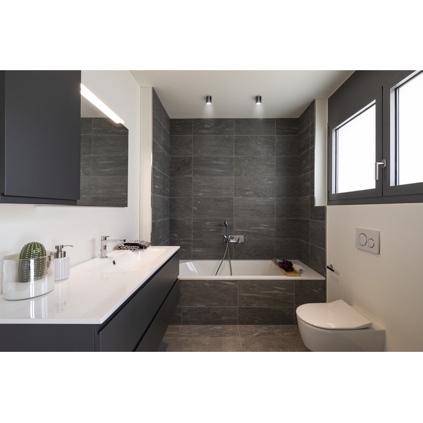 Kanlux 33361 - Foco exterior AQILO 1xGU10/7W/230V IP65 preto