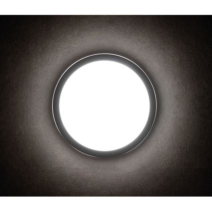 Iluminação fixa BENO LED/24W/230V 3000K preta IP54
