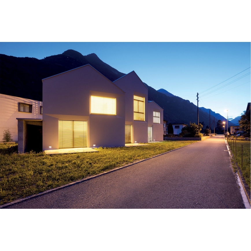 LED Luz embutida GLASI LED/3W/230V 3000K IP44 branco