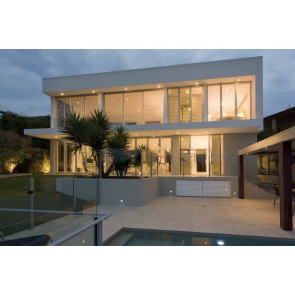 LED Luz embutida GLASI LED/3W/230V 4000K IP44 branco