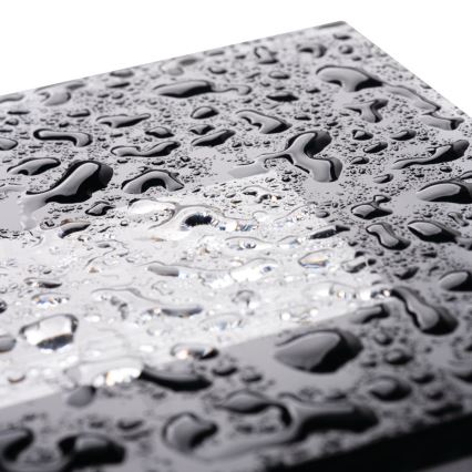 LED Luz embutida GLASI LED/3W/230V 4000K IP44 preto antigo