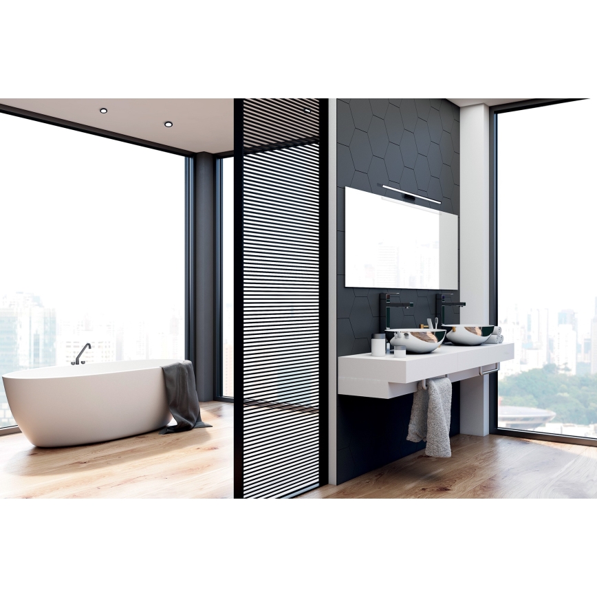 Iluminação de espelho de casa de banho LED ASTIM LED/12W/230V IP44 preto