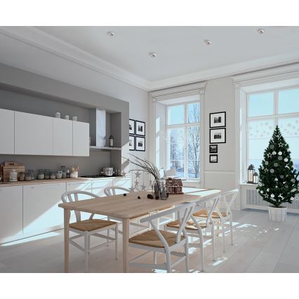 Iluminação embutida ELICEO GU10/10W branco/dourado