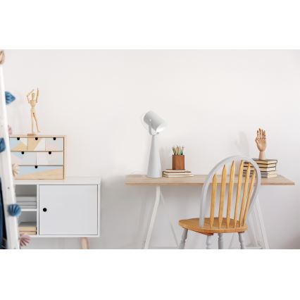 Candeeiro de mesa LARATA 1xE27/5W/230V branco