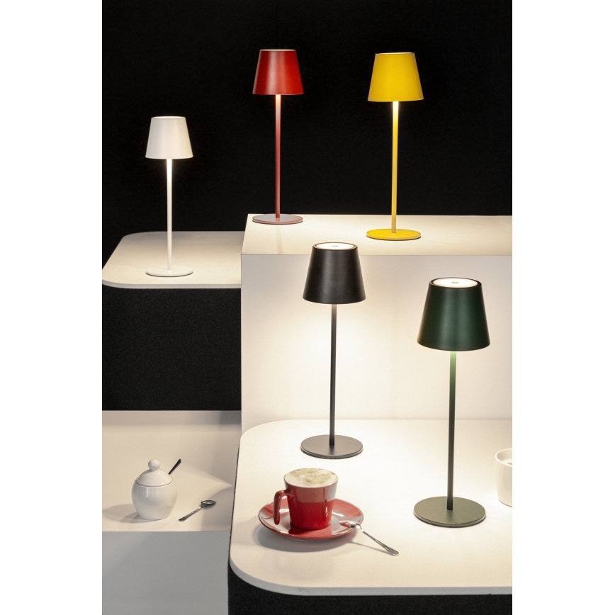 LED Candeeiro de mesa recarregável com regulação INITA LED/1,2W/1800 mAh IP54 branco