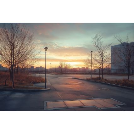 Candeeiro público LED PARCOLI LED/30/40/50W/230V 3000/4000/6500K IP66 cinzento